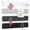 Felt Bulletin Board, 4 Pcs Large Size Cork Board Bar Strips with 35 Pushpins, Self-Adhesive & No Damage for Wall, Felt Pin Board Strips for Paste ...