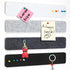 Felt Bulletin Board, 4 Pcs Large Size Cork Board Bar Strips with 35 Pushpins, Self-Adhesive & No Damage for Wall, Felt Pin Board Strips for Paste ...