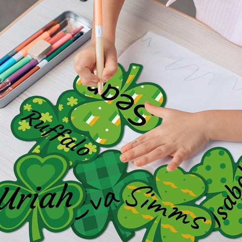 St. Patrick Shamrock Bulletin Board - 121P St. Patrick's Day Shamrock Bulletin Board Classroom Decor Our Lucky Charms Clover Gold Rainbow Stockpot...