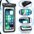 Universal Waterproof Phone Pouch, IPX8 Waterproof Phone Case Dry Bag with Lanyard for iPhone 14 13 12 11 Pro Max XR X XS SE 8 Plus Samsung S23 S22...