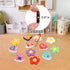 12Pcs Flower and Heart Silicone Focal Beads Bulk, Silicone Beads for Beadable Pen Keychain, DIY Pen Beads Heart-Shaped Flower Making Silicone Bead...