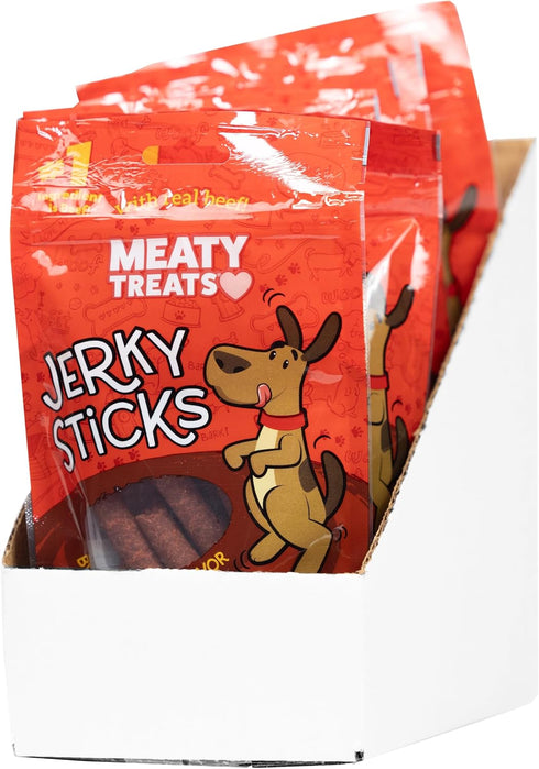Beef Flavored Jerky Sticks Dog Treats, 2.5-oz. (Pack of 8)...
