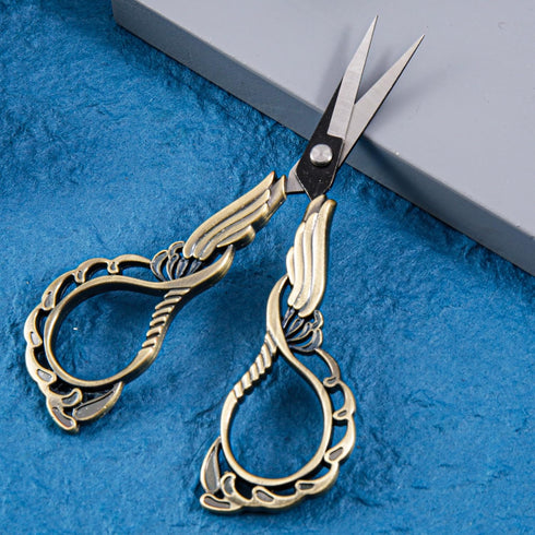 2-Pack Embroidery Scissors Kit with Covers - Cute Cut-Out Design Handles, Sharp Tips for Precise Cutting - Ideal for Craft, Sewing, and More...