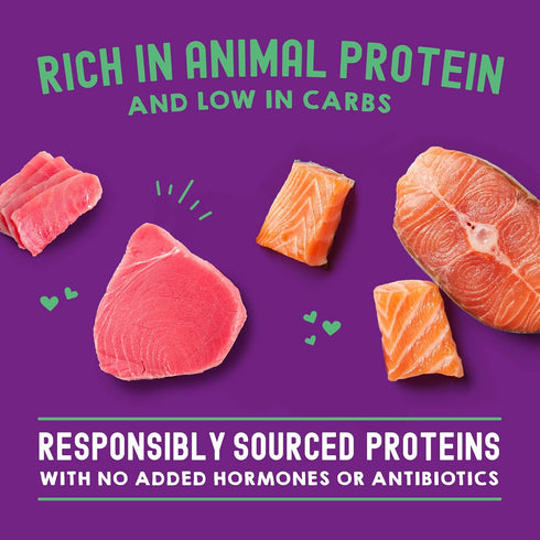 Stella & Chewy’s Carnivore Cravings Morsels & Gravy Salmon & Tuna Recipe Wet Cat Food Pouches – (2.8 Ounce Pouch, Case of 12)...