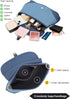 Denim Handbag for Women -Girl's Shoulder Bag Elegant Blue Jean CanvasTote Cute Small Chic Clutch with Secure Buckle Closure-2 Straps (Fixed and Ad...