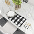 Black & White 2 Side Cotton Buffalo Check Placemats Set of 4 Heat Resistant Dining Table Place Mats for Kitchen Table, 12 x 18 inches...