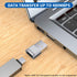 USB C Female to USB Male Adapter (4-Pack), Type C to USB A Charger Converter for iPhone 15 14 13 12 11 Plus Pro Max, Samsung Galaxy S24 S23 S22 Ul...