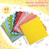 40 Pcs 10 x 10 Inches Cotton Fabric Bundle Squares Precut Fabric Squares Multi Color Floral Fat Squares Sheets for Kids DIY Craft Quilting Sewing ...