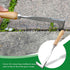 2 Pack Uprooting Weeding Tool, Gardening 4 Claw Hand Weed Remover Tool and L-Shape Manual Grass Removal Set, Manganese Steel Weeder Puller for Law...