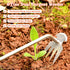 Weed Removal Tool?Portable Garden Weeder Tool?2024 New Manganese Steel Weed Puller Tool with Rubber Handle for Vegetable Gardening Garden Yard Far...