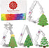Christmas and Holiday Tree Cookie Cutters 4-Pc Set, Made in USA by Ann Clark...