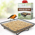 Gray Bunny Bird and Squirrel Feeder Tray 11x11 Inches, Cardinal Bird Feeder, Blue Jay Feeder, Squirrel Feeders for Outside, Wild Bird Feeders, Pla...