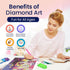 Modern Merch Diamond Art for Adults 12x16 Celebrity Pop Art Movie Star 5D Diamond Painting Kits for Adults, DIY Wall Decor, Cross Stitch Gem Art, ...
