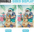 Santa Claus Decorative Garden Flag, Christmas Snowman Flamingo Beach Coastal Yard Outside Home Decoration, July Hawaii Nautical Xmas Summer Holida...