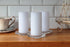 Melt Candle Pillar Candles, 3 Pack - Unscented Candles for Home, Church, Weddings, & More - 3" x 6", White...