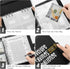 Envelopes Money Saving Challenge, Budget Binder Savings Challenge Book with Coded Lock(Black)...