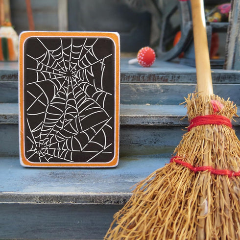 FINGERINSPIRE 3PCS Spider Web Painting Stencil 8.3x11.7inch Reusable Halloween Spider Stencil Spider Web Drawing Template Halloween Themed Stencil...