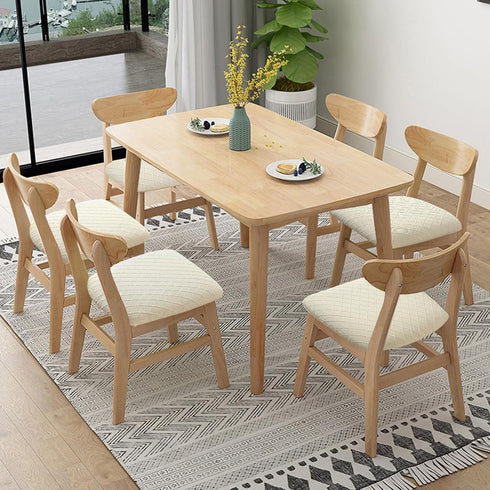 Stretch Jacquard Chair Seat Covers Set of 4, Removable Washable Dining Chair Covers Anti-Dust Dining Room Chair Covers Seat Cushion Slipcovers (4,...