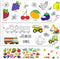 2 PCS Drawing Roll for Kids, Sticky Coloring Paper Graffiti Rolls Doodle Scroll DIY Painting with Stickers for Toddlers Boys Girls 3 4 5 Education...