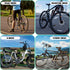 Bike Kickstand for 24-29 inch Bicycles, Aluminum Alloy Adjustable Bike Stand with Button-style Latch, Suitable for Mountain Bike, Road Bike, Hybri...