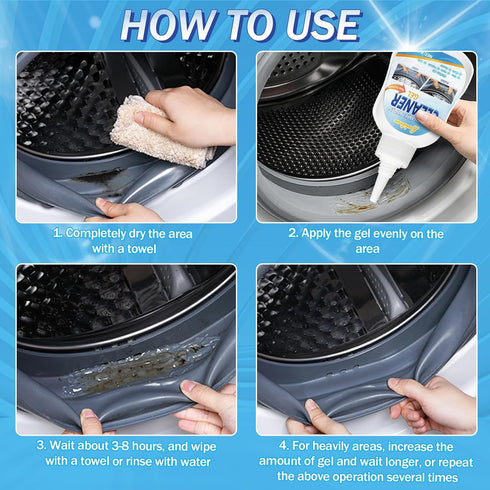 Washing Machine Cleaner, Home Remover Gel, Household Washing Machine Cleaner, Refrigerator Strips, Cleaner For Tiles Grout Sealant Bathroom Home K...