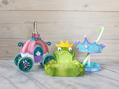 Frog Soap Dish Princess Camryn, Multi...