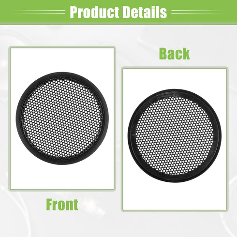 ACROPIX Universal 1.5" Car Speaker Grills Cover Mesh Round 1.5 Inch Audio Speaker Subwoofer Guard Protector Case Iron Black - Pack of 1...