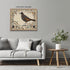 Posterizer 1 pcs- Black and orange bird and flowers-Art for Animal Lovers- Gift for Men Women Entrepreneur Teens-decor for Bedroom, Office, Living...