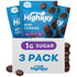 HighKey Low Carb Keto Brownie Bites - Keto Snack Low Carb Snack Sugar Free Chocolate Protein Cookies Sugar Free Snacks Gluten Free Snack Keto Frie...
