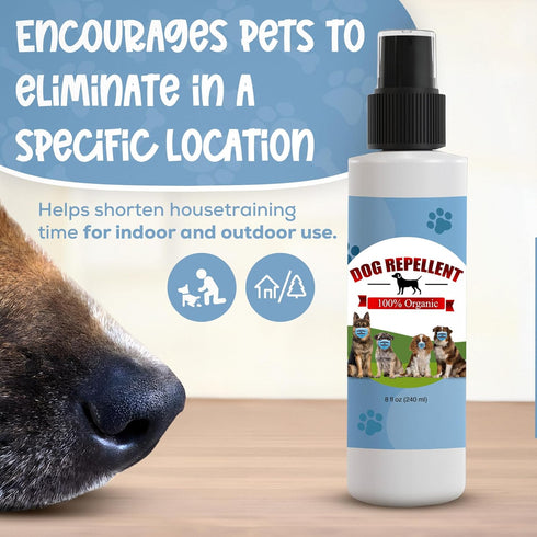 Organic Sprays - Trains Your Pet Where Not to Urinate, No More Marking, No Chew Spray for Puppies, Anti Chew Spray, Help stop unwanted dog behavio...