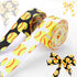 2 Rolls 10 Yards Softball Ribbon Baseball Ribbon Softball Ribbon for Hair Bows Softball Grosgrain Ribbon Cheer Ribbon for Cheer Bows Team Gift Wra...