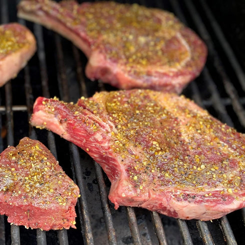 Gourmet Steak Seasoning | No Artificial Flavors, No MSG added | Premium Steak Rub for Steak, Burgers, Brisket and Beef | Runnin’ Wild Foods, 7.0 o...