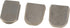 Dorman 76864 Rear View Mirror Bracket Assortment, 3 Pack Universal Fit...