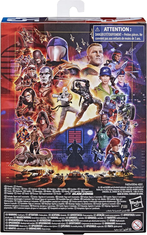 G.I. Joe Classified Series Lonzo Stalker Wilkinson Action Figure 46 Collectible Toy, Multiple Accessories 6-Inch-Scale, Custom Package Art...