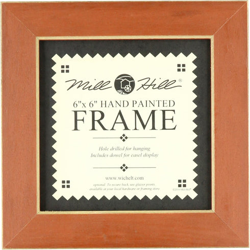 Mill Hill Wooden Frame, 8 by 8-Inch, Rust...