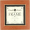 Mill Hill Wooden Frame, 8 by 8-Inch, Rust...