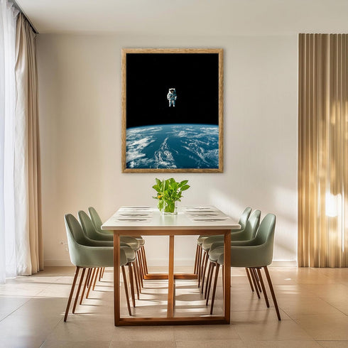 Posterizer 1 pcs-astronaut floating alone in space-Astronomy & Celestial Art-Gift for Men Women Teens-Decor for Home & Office- unframed wall art...