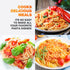 Microwave Pasta Cooker with Strainer Lid- Quick and Easy Cooks 4 Servings Spaghetti Cooker- No Sticking or Waiting For Boil- Perfect Make Pasta Ev...