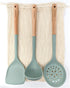 3 Pack of Premium Food-Grade Silicone Spatulas Set with Non-Slip Handles, Heat Resistant 600F 315C, for Baking, Cooking Won't scratch Surfaces, 15...