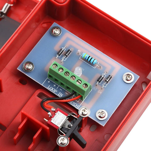 UHPPOTE Wired Emergency Fire Alarm Station 9-28VDC Conventional Dual Action Manual Call Point...