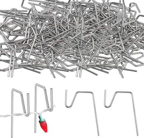 Yotako 60 Metal Gutter Hooks for Outdoor Christmas Lights, Weatherproof Christmas Light Clips Gutter Clips Holiday Light Clips Gutter Guard Light ...