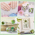 Nuanchu Pressed Flowers Bulk Dried Flower for Crafts, Dried Flower Leave Natural with Tweezer for Resin Mold Scrapbooking DIY (Greenery Style)...