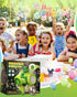 Dinosaur Bubble Gun for Todddles Kids 2-4-8-10, Automatic Bubble Machine Gun for Parties Indoor Outdoor, Electric Handheld Bubble Blower with Ligh...