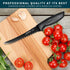 Home Hero 2 Pcs Tomato Knife with Sheath - High Carbon Stainless Steel Chopping Knife with Ergonomic Handle - Razor-Sharp Multi-Purpose Kitchen Kn...