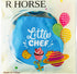 R HORSE 2 Pcs Kid Apron and Chef Hat Set, Adjustable Children Blue Kitchen Apron Cooking Baking Painting and Training Kits Dress up Role Play Chef...