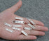 YYaaloa 80pcs Word Charms Pendants Inspirational Engraved Motivational Connector Charms Pendants Jewelry Making Accessories for DIY Necklaces, Bra...
