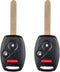 ECCPP for Honda Accord Kkeyless Entry Remote Replacement for 07 08 09 10 11 12 13 14 15 Honda Key fob CR-Z CRV FIT Insight Accord Crosstour Key fo...