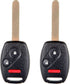 ECCPP for Honda Accord Kkeyless Entry Remote Replacement for 07 08 09 10 11 12 13 14 15 Honda Key fob CR-Z CRV FIT Insight Accord Crosstour Key fo...