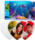 6 Sets Sublimation Puzzle Blanks in Rectangle Heart, Blank Sublimation A5 Jigsaw Puzzle for Kids, Sublimation Blanks Products for Heat Press DIY C...
