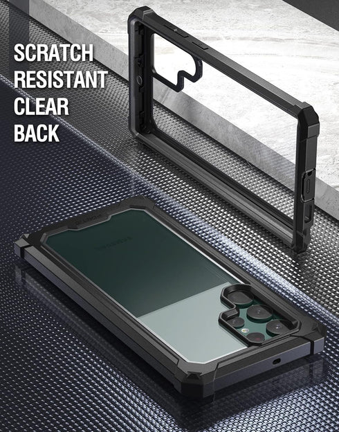 Poetic Guardian Case Compatible with Galaxy S22 Ultra 5G 6.8 inch, Built-in Screen Protector Work with Fingerprint ID, Full Body Hybrid Shockproof...